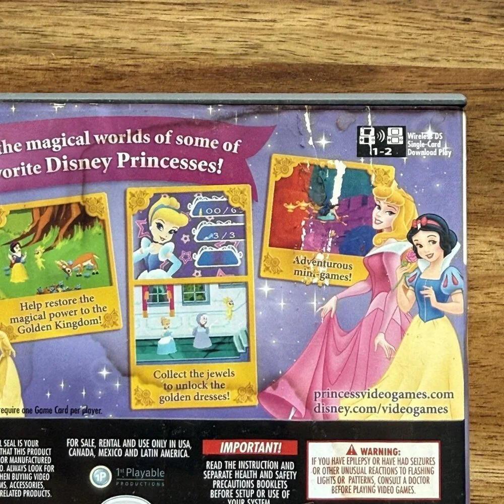 Disney Princess: Magical Jewels (Nintendo DS, 2007) Case & Manual Only NO GAME!!